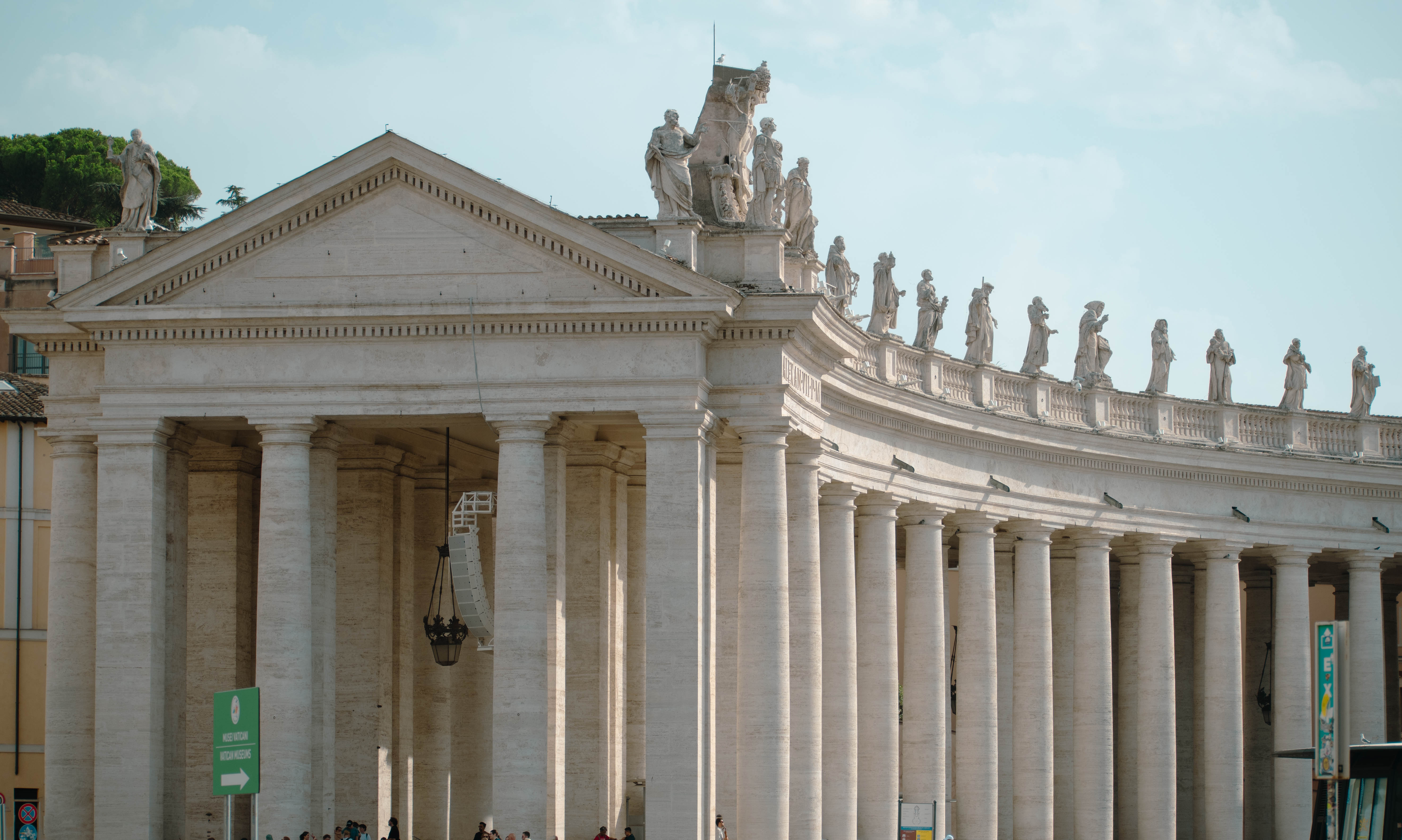 Colonnade & Statues