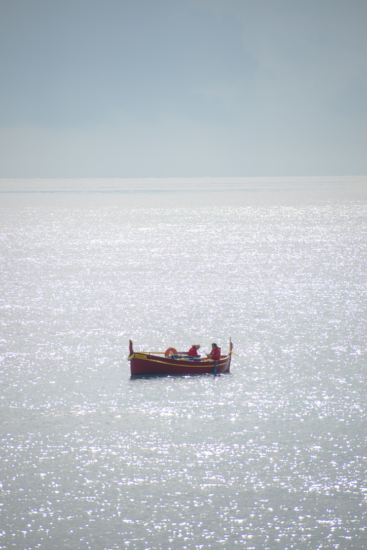 Nice · Barque sur la mer
