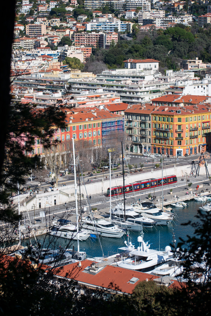 Nice · Tram rouge & Port
